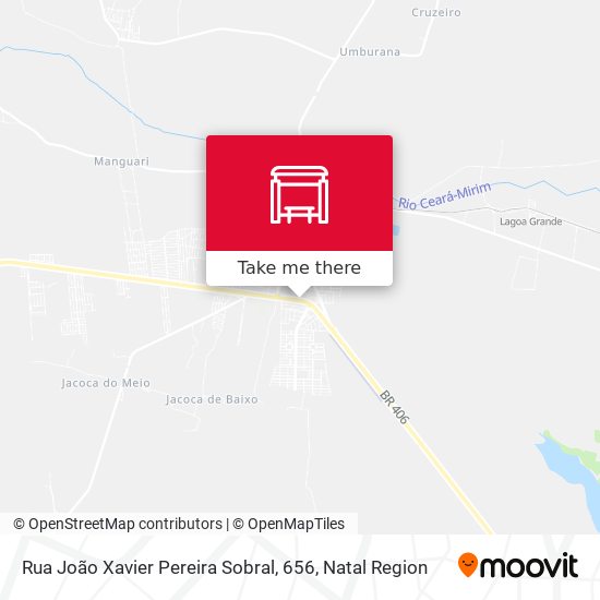 Rua João Xavier Pereira Sobral, 656 map