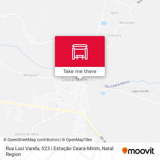 Mapa Rua Luci Varela, 523 | Estação Ceará-Mirim