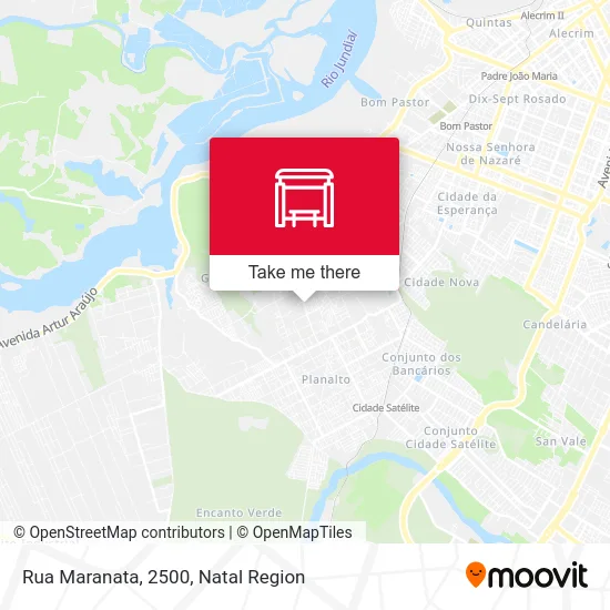 Rua Maranata, 2500 map