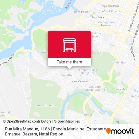 Rua Mira Mangue, 1186 | Escola Municipal Estudante Emanuel Bezerra map