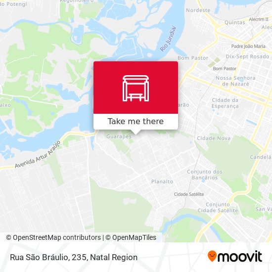 Rua São Bráulio, 235 map