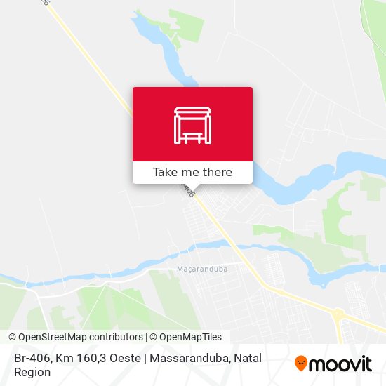 Mapa Br-406, Km 160,3 Oeste | Massaranduba