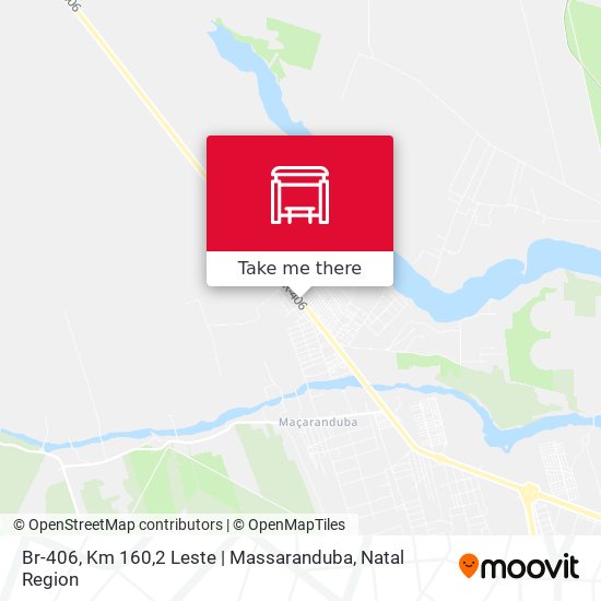 Mapa Br-406, Km 160,2 Leste | Massaranduba