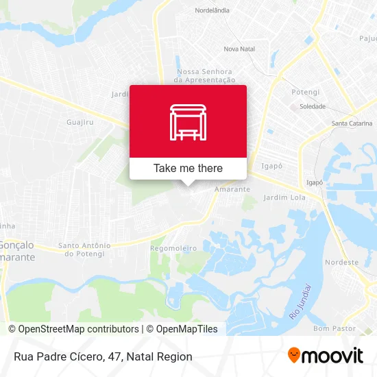 Rua Padre Cícero, 47 map