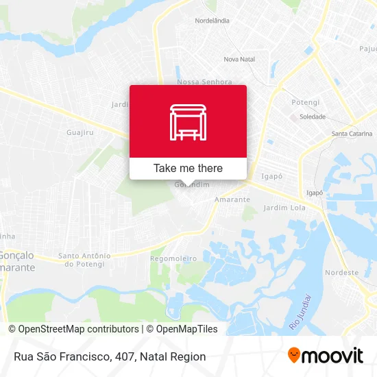 Rua São Francisco, 407 map