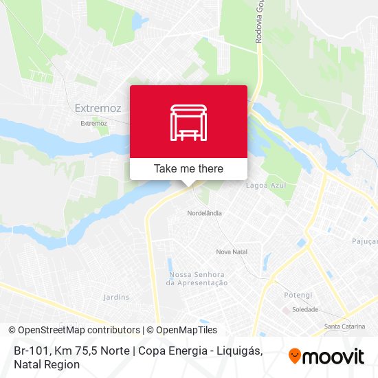 Br-101, Km 75,5 Norte | Copa Energia - Liquigás map