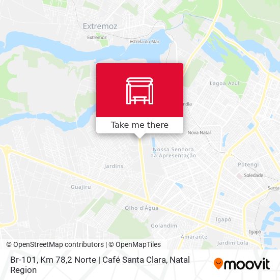 Mapa Br-101, Km 78,2 Norte | Café Santa Clara