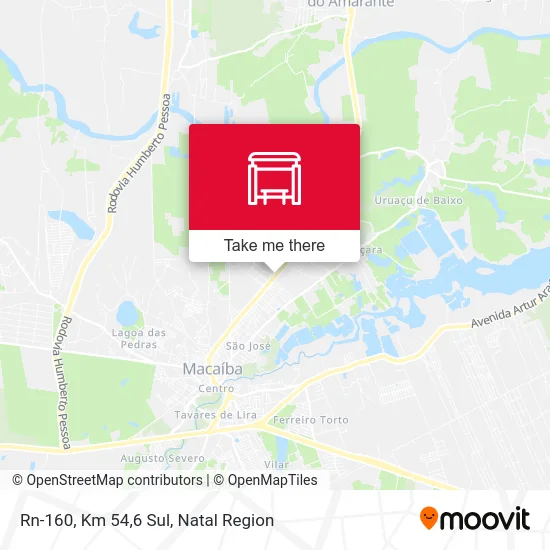 Rn-160, Km 54,6 Sul map