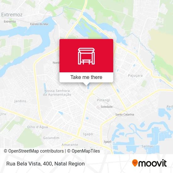 Rua Bela Vista, 400 map