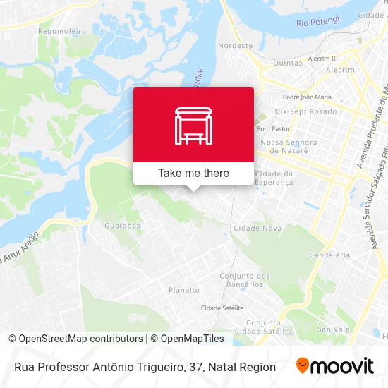 Rua Professor Antônio Trigueiro, 37 map