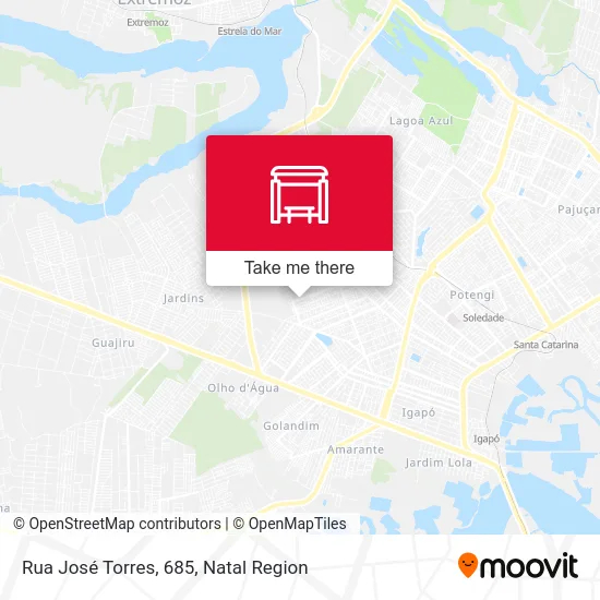 Rua José Torres, 685 map