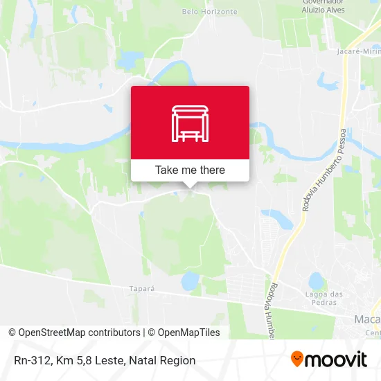 Rn-312, Km 5,8 Leste map