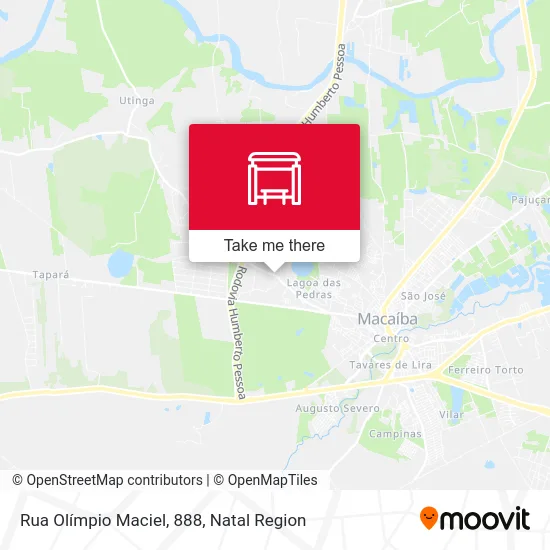 Rua Olímpio Maciel, 888 map