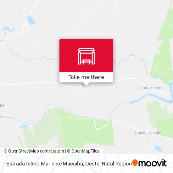 Estrada Ielmo Marinho / Macaíba, Oeste map