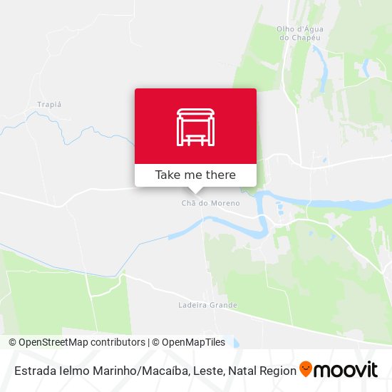 Estrada Ielmo Marinho / Macaíba, Leste map