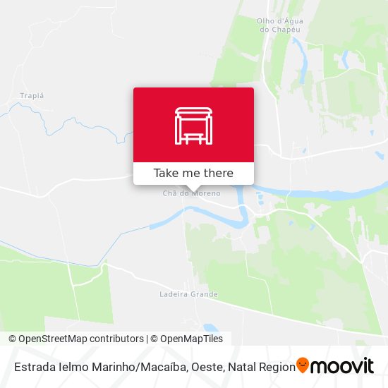 Estrada Ielmo Marinho / Macaíba, Oeste map