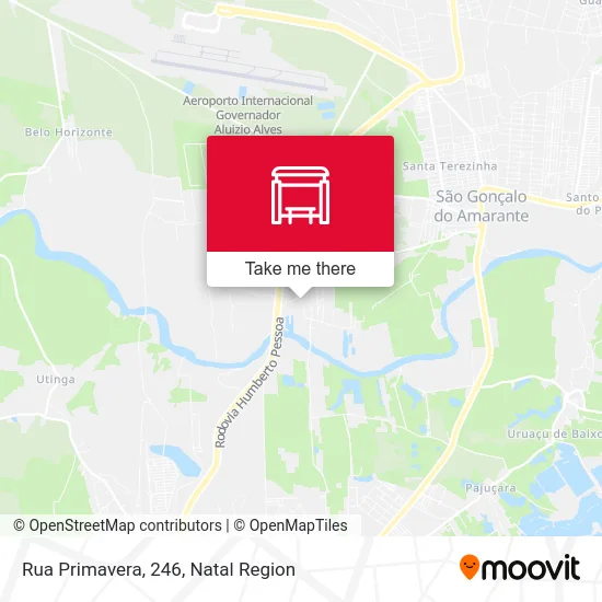 Rua Primavera, 246 map