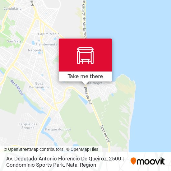 Mapa Av. Deputado Antônio Florêncio De Queiroz, 2500 | Condomínio Sports Park