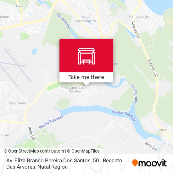 Av. Eliza Branco Pereira Dos Santos, 50 | Recanto Das Árvores map