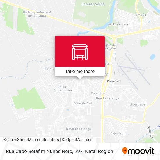 Rua Cabo Serafim Nunes Neto, 297 map