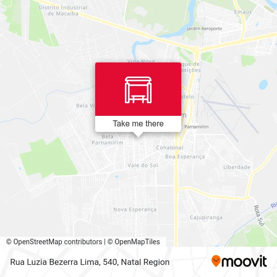 Rua Luzia Bezerra Lima, 540 map