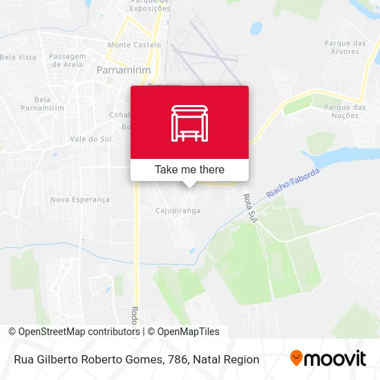 Rua Gilberto Roberto Gomes, 786 map