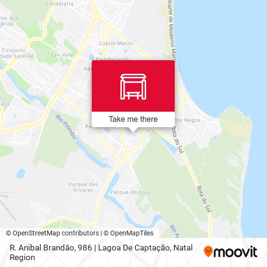 R. Anibal Brandão, 986 | Lagoa De Captação map