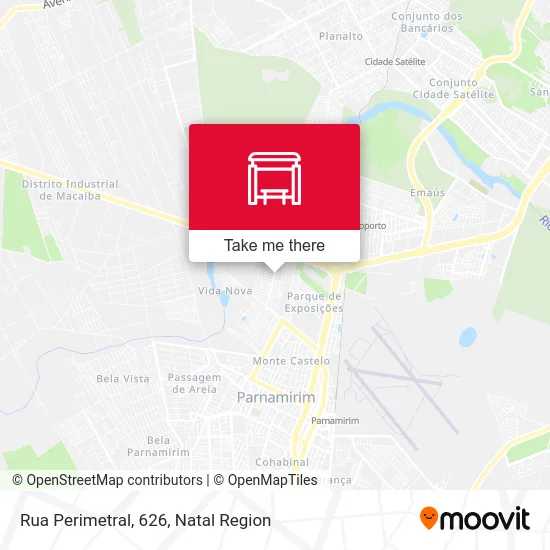 Rua Perimetral, 626 map