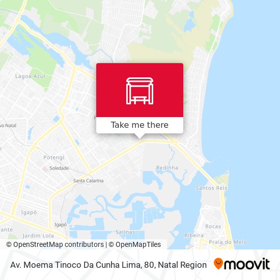 Av. Moema Tinoco Da Cunha Lima, 80 map