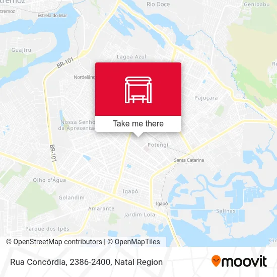 Rua Concórdia, 2386-2400 map