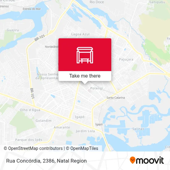 Rua Concórdia, 2386 map