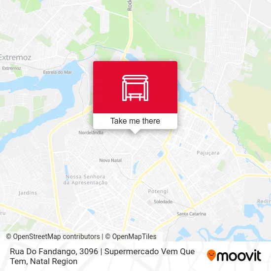 Rua Do Fandango, 3096 | Supermercado Vem Que Tem map