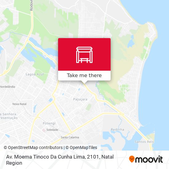 Mapa Av. Moema Tinoco Da Cunha Lima, 2101