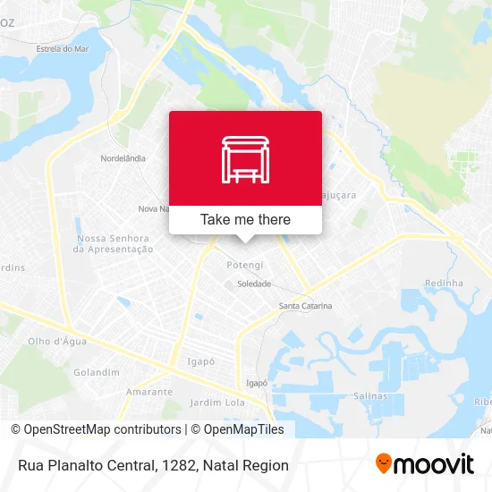 Rua Planalto Central, 1282 map