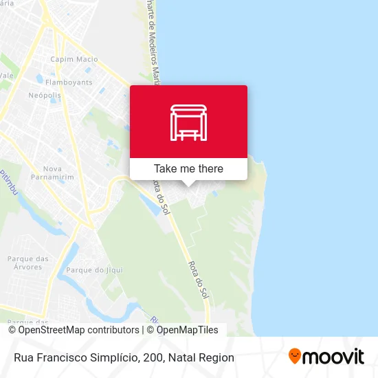 Rua Francisco Simplício, 200 map