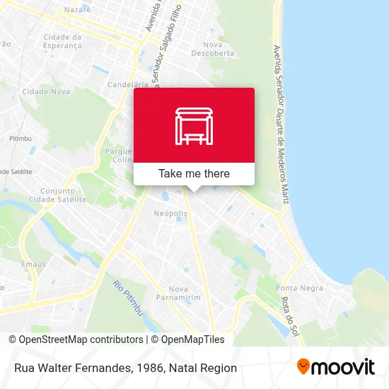 Rua Walter Fernandes, 1986 map