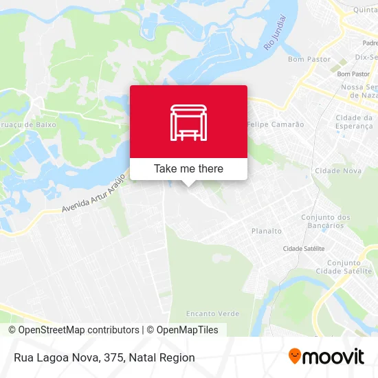 Rua Lagoa Nova, 375 map