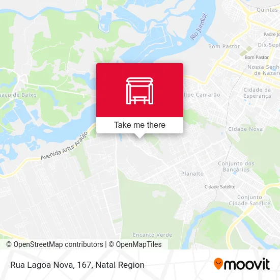 Rua Lagoa Nova, 167 map