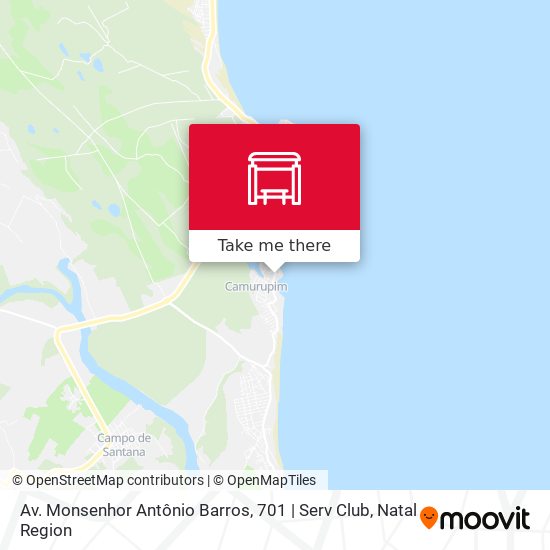 Av. Monsenhor Antônio Barros, 701 | Serv Club map