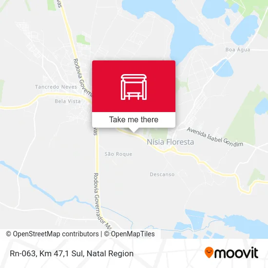 Rn-063, Km 47,1 Sul map
