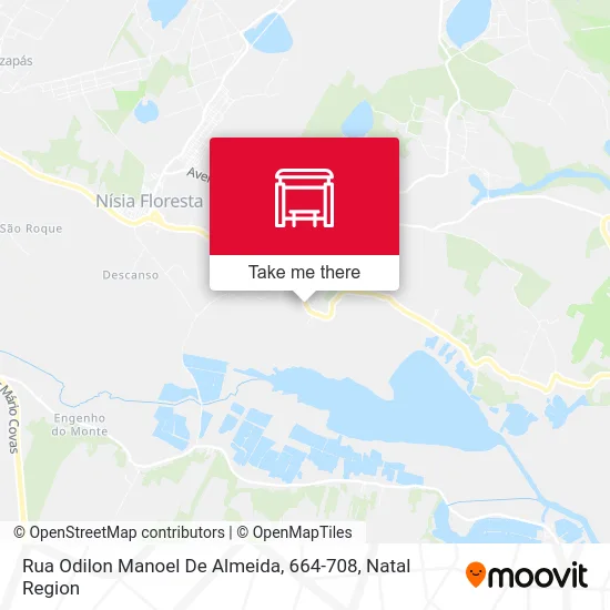 Rua Odilon Manoel De Almeida, 664-708 map