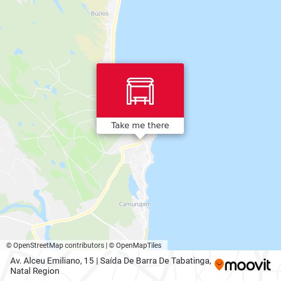 Av. Alceu Emiliano, 15 | Saída De Barra De Tabatinga map