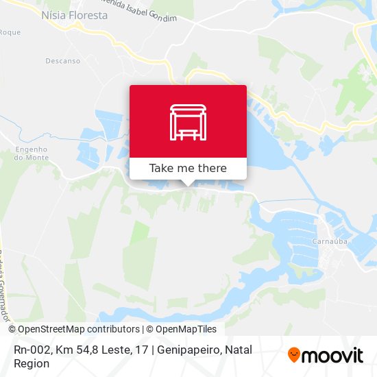 Rn-002, Km 54,8 Leste, 17 | Genipapeiro map