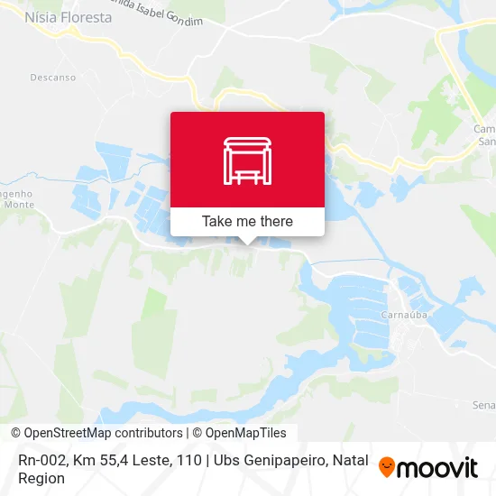 Rn-002, Km 55,4 Leste, 110 | Ubs Genipapeiro map