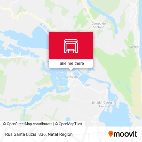 Rua Santa Luzia, 836 map