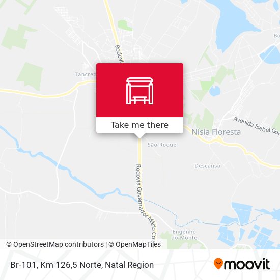 Br-101, Km 126,5 Norte map