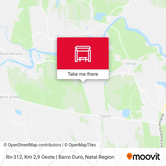 Rn-312, Km 2,9 Oeste | Barro Duro map