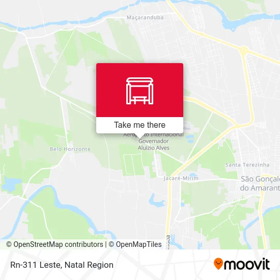 Rn-311 Leste map