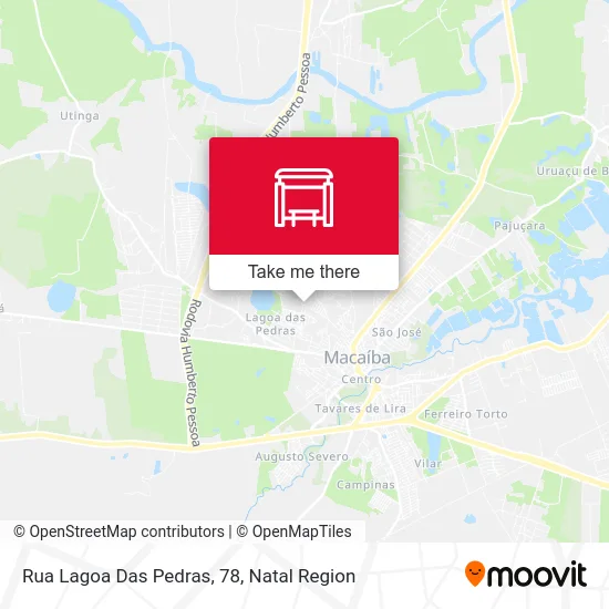 Rua Lagoa Das Pedras, 78 map