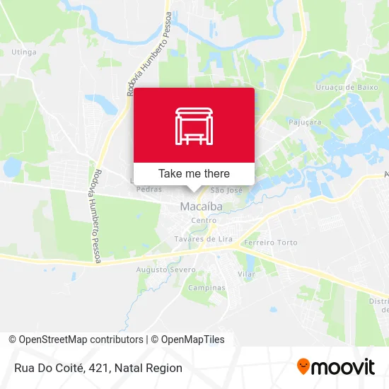 Rua Do Coité, 421 map